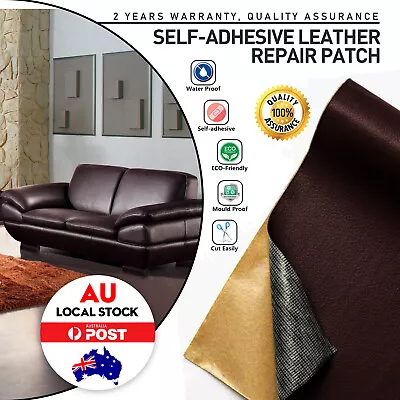 20x150cm Self Adhesive Leather Repair Patch Couch Sofa Chair Renovation Sticker