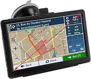 GPS Car Navigator, 7" HD Car GPS Navigation FM Bluetooth-Compatible Latest Map Touchscreen 8G 256M Navigation System for RV Truck Automobile Vehicle for Car Truck RV(Middle East)