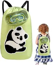 Kids Swim Bag | Pool Drawstring Backpack Beach Bag | Large Capacity Waterproof Back Pack Outdoor Gear for Travel Camping Gym Sports Summer Vacation
