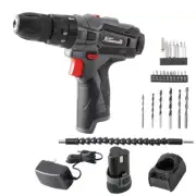 XtremepowerUS 24PCS 12v Cordless Drill Screw Driver Set Flexible Shaft w/ Case