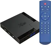 Android 10.0 Mate Smart TV Box, Dual WiFi 2.4GHz/5GHz/ 4K UHD 3D Streaming Media Players with LCD Display,4GB+64GB