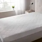 Quilted Mattress Cover Protector King Size Bedding Extra Deep 16" Fitted Sheet