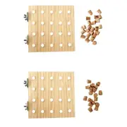 Bird Chew Toy, Parrots Cage Toy Natural Molar Corks Toy for Budgies
