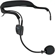 Shure WH20XLR Dynamic Headset Microphone - (Wired) Includes 3-Pin Male XLR Connector with Detachable Belt Clip