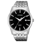 CITIZEN 一品雅爵夜光石英腕錶(BI5000-87E)-黑X39MM