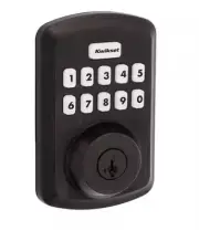 Kwikset Powerbolt 250 10-Button Keypad Venetian Bronze Electronic Door Lock
