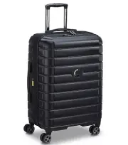 Delsey Shadow 5.0 - 66 cm Expandable 4 Wheel Suitcase - Black