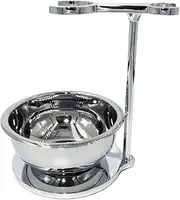 BXFGJCHH, Razor Holder Practical Men's Razor Brush Stands，Unique Design Heavyweight Manual Shaving Brush Holder，soap Mug Bowl Boyfriend Set,Shaving Razor Holders