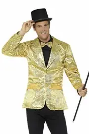 Smiffys 21163XL Sequin Mens Jacket X-Large