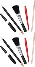 TEMPNAP Scratch Painting Pens Kit 10pcs Metal Head Scraper Painting Tools for Artists Art Students