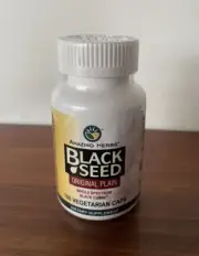 Amazing Herbs • BLACK SEED Original Plain « 100 Vegetarian Capsules [Non-GMO]