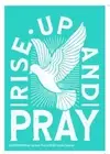 NEW “Rise Up And Pray” Chalk Couture Chalk Transfer Stencil Size A RETIRED