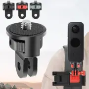 Alloy 1/4" Screw Tripod Adapter 360 Rotating Mount Holder for Gopro Hero Action
