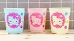 【震撼精品百貨】凱蒂貓_HELLO KITTY~日本SANRIO三麗鷗 KITTY塑膠杯/水杯(3入)-粉/藍/白#00170