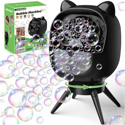 Automatic Bubble Machine Rechargeable for Parties: Portable Bubble Maker