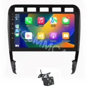 Split Screen Car Radio FM Mirror Link 2+64G Fit For Porsche Cayenne 2003-2010