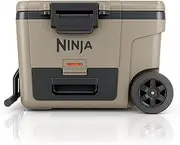 Ninja FrostVault Wheeled Cooler with Dry Zone, Integrated Fridge-Temp Dry Storage Drawer