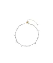 Simone Rocha Embellished Chain Lobster Clasp Choker One size white