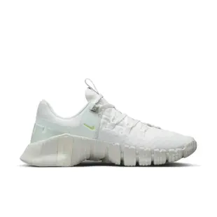 【NIKE 耐吉】慢跑鞋 女鞋 運動鞋 緩震 襪套 W FREE METCON 5 PRM 淺綠 FJ1548-100(2W5547)