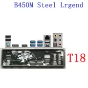 FOR ASRock B450M STEEL LEGENT MOTHERBOARD BACKPLANE IO I/O SHIELD