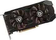 Computer Graphics Card, 1470MHz 14000MHz 256bit 8GB GDDR6 PCIE 3.0 RTX2060S Graphics Card, High Definition Display Dual Fans Desktop Computer Gaming Independent GPU