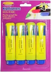 Homeware Products Highlighter Pens, Pack of 4