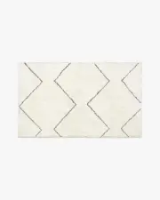 90' x 150' | Machine Washable Runner Rug | Kid & Pet Friendly | Indoor Rug | Moroccan Zigzag Plush Rug | Ruggable