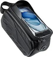 Top Tube Bike Bag - Bicycles Front Frame Handlebar Bag | Touch-Screen Large Capacity Waterproof Bike Phone Holder Case