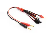 Banana Plug to Deans, Futaba, JST & Tamiya Charge Lead