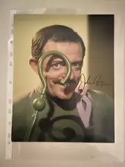 John Astin The Riddler Batman Signed 8X10 Photo With COA