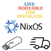 NixOS LINUX 24.11 LIVE BOOTABLE USB INSTALLER 64bit GNOME NIXOS