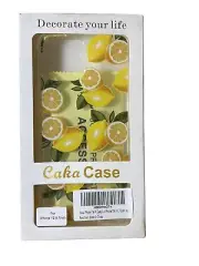 Caka Lemon Phone Case for Apple iPhone 12 Pro Max 6.7 Inch- NEW