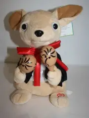 Chuey Bamba Plush Chihuahua Animated Stuffed Animal Maracas