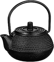 HOLIDYOYO 2pcs Small Tea Pot Mini Kettle Cast Iron Tea Kettle Rustproof for Office Decor