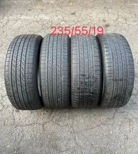 在飛比找Yahoo!奇摩拍賣優惠-235-55R19 千越輪胎鋁圈批發 新品 中古品 買賣