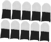SHINEOFI 20Pcs Sweat Gaming Finger Sleeves Breathable Touchscreen Gloves for Mobile Tablet Ultra Thin Design Dual Color Style for Enhanced Control Comfort