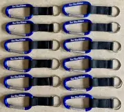 Pabst Blue Ribbon PBR Beer Promo Carabiner Clip Keychain Lot X12