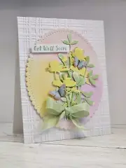 Handmade Greeting Card Keepsake Quality ocbrandy Get Well Soon a