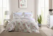 Laura Ashley Melany Printed Quilt Cover Set Yellow