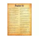 Psalm 94 Chapter Gold Bible Canvas Christian Wall Art Ready to