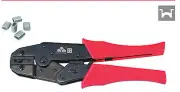 6-10mm2 AWG10-7 Steel wire rope Terminals Ratchet Crimping Tool Plier Crimper