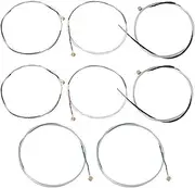 eMagTech 2 Sets Violin Strings Full Set (E-A-D-G) Violin Strings with Nickel-plated Ball Ends for 4/4, 3/4, 1/2, 1/4 Violins, Steel Core Alloy