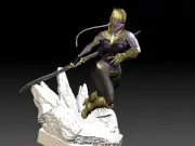 Lady Thanos Resin Sculpture Statue Model Kit Unpainted/Unassembled