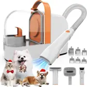 PG10 Dog Grooming Vacuum W/ Pet Clippers, 12,000Pa, Low Noise Shedding Brush