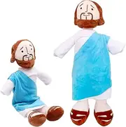 HENGBIRD My Friend Jesus Plush, 13 Inches Jesus Plush Toy Jesus Plush Doll Jesus Plush Toy Christ Religious Savior Jesus Plush Doll Fabric Jesus for Children Women Men