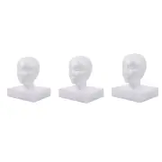 Female Foam Mannequin, Wig Stand Wig Display Head, Sturdy Manikin Foam Head, for