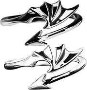 [Yardenfun] Set Couples Matching Rings Fashionable Open Adjustable Couples' Anniversary