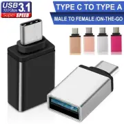 USB 3.1 Type C Male to USB 3.0 A Female Converter USB-C Data Cable OTG Adapter