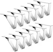 Heavy Duty Stainless Steel Tablecloth Clips - 12 Pack for Events and Picnics