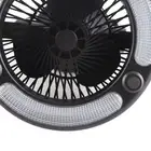 LED Camping Lantern With Fan 2 In 1 18 LEDs 180 Degree Rotation Lightweight UT
